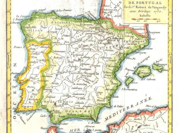No. 712 Spain & Portugal, 1750