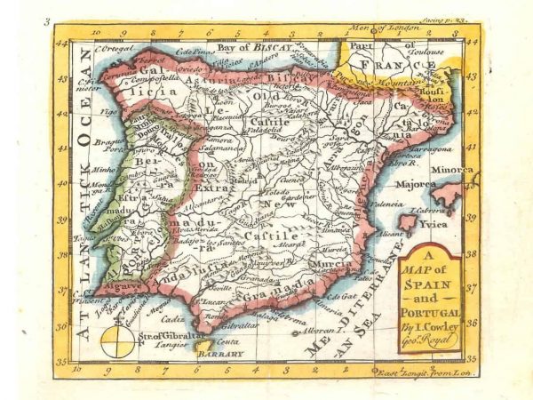 No. 635 Spain & Portugal, 1746