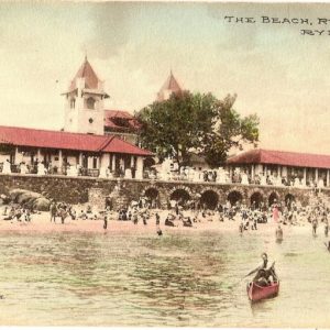 #1371 The Beach, Rye Park 1910