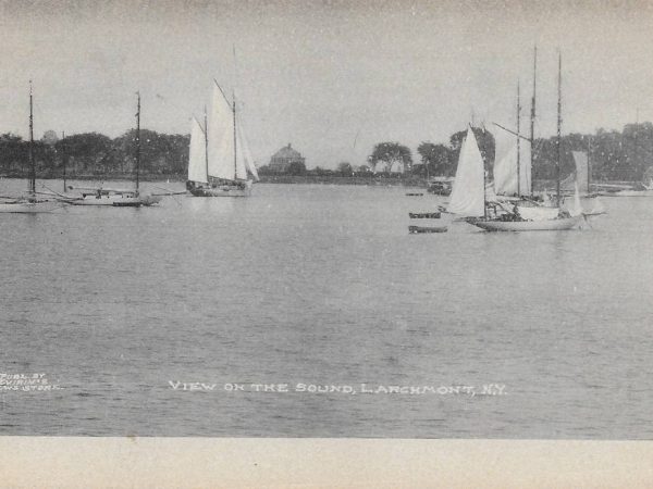 No. 1775 View on the Sound, Larchmont 1905 WITH CUSTOM FRAMING