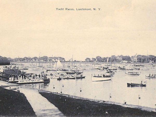 No. 2188 Yacht Races, Larchmont NY 1908