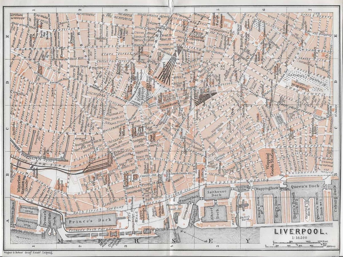 No. 2429 Liverpool, England 1910 Circle 7 Framing