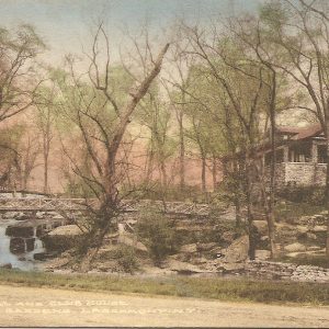 #2756 Waterfall and Club House, Larchmont Gardens 1915