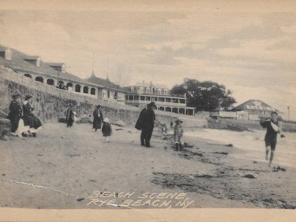 No. 2855 Beach Scene, Rye Beach circa 1910
