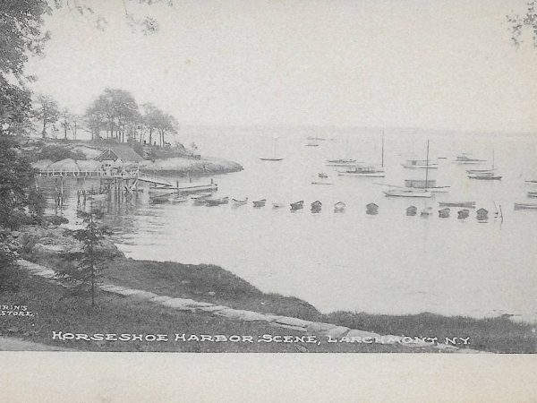 No. 3146 Horseshoe Harbor Scene, Larchmont 1905