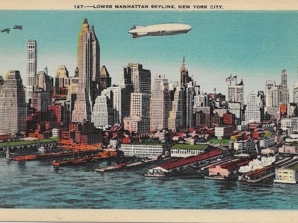 No. 3717 Lower Manhattan Skyline, ca1930s