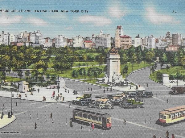 No. 3778 Columbus Circle & Central Park, ca1930s