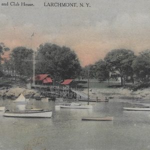 #3833 Horseshoe Harbor and Club House, Larchmont 1912
