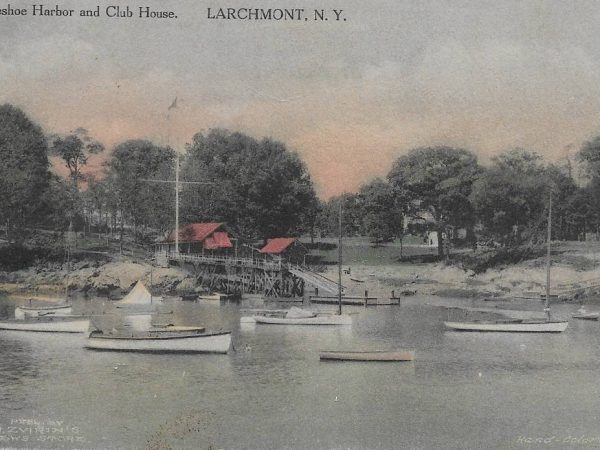 No. 3833 Horseshoe Harbor and Club House, Larchmont 1912