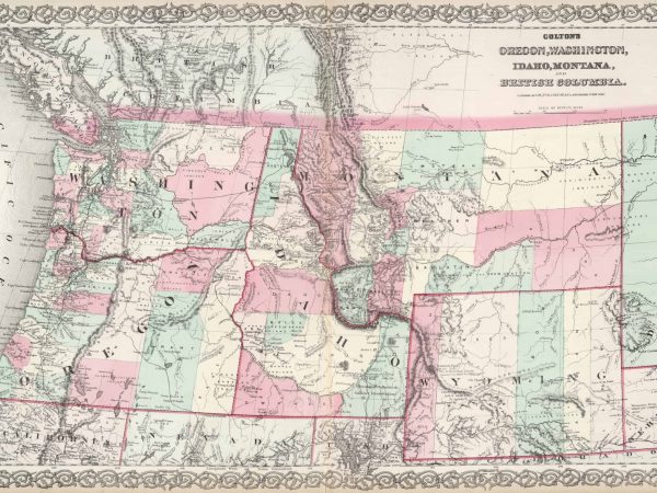 No. 3842 Oregon, Washington, Idaho, Montana 1874