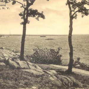 #683 View of the Sound, Larchmont 1910
