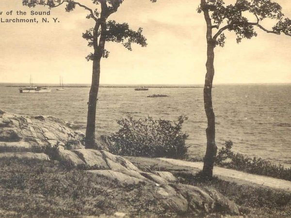 No. 683 View of the Sound, Larchmont 1910 WITH CUSTOM FRAMING