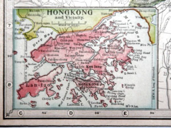 No. 935 China, Japan & Korea (inset of Hong Kong), 1899