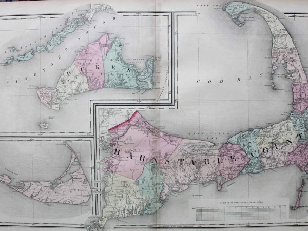 No. F105 Cape Cod, Martha’s Vineyard & Nantucket 1871