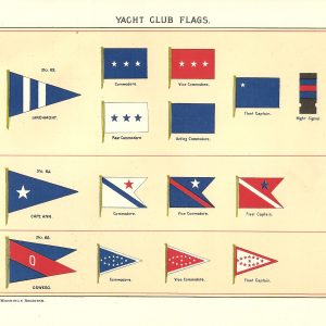 No. 2800 Yacht Club Flags, 1893