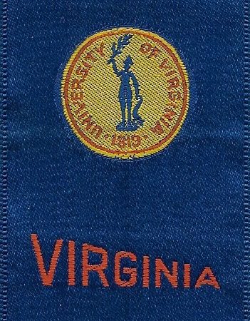 No. 3635 University of Virginia tobacco silk, 1910