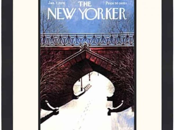 Original New Yorker Cover January 7, 1974