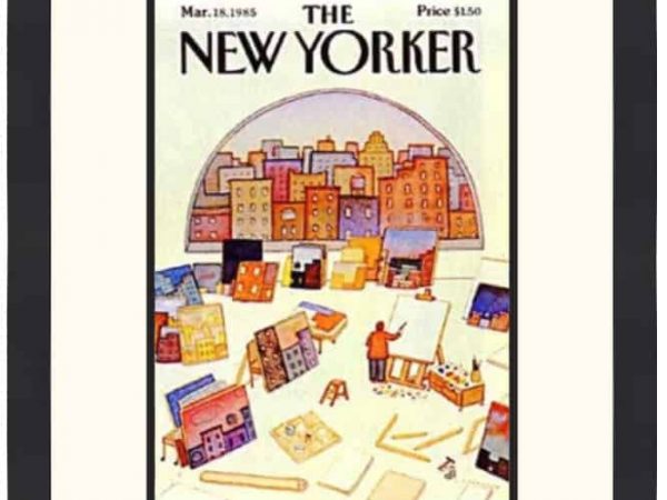 Original New Yorker Cover March 18, 1985