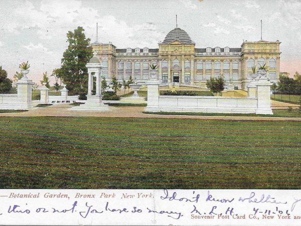 No. 3769 Bronx Botanical Garden, 1906
