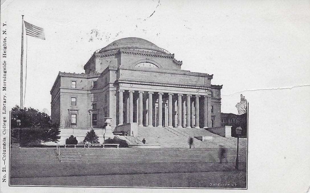 Columbia College Library 1908