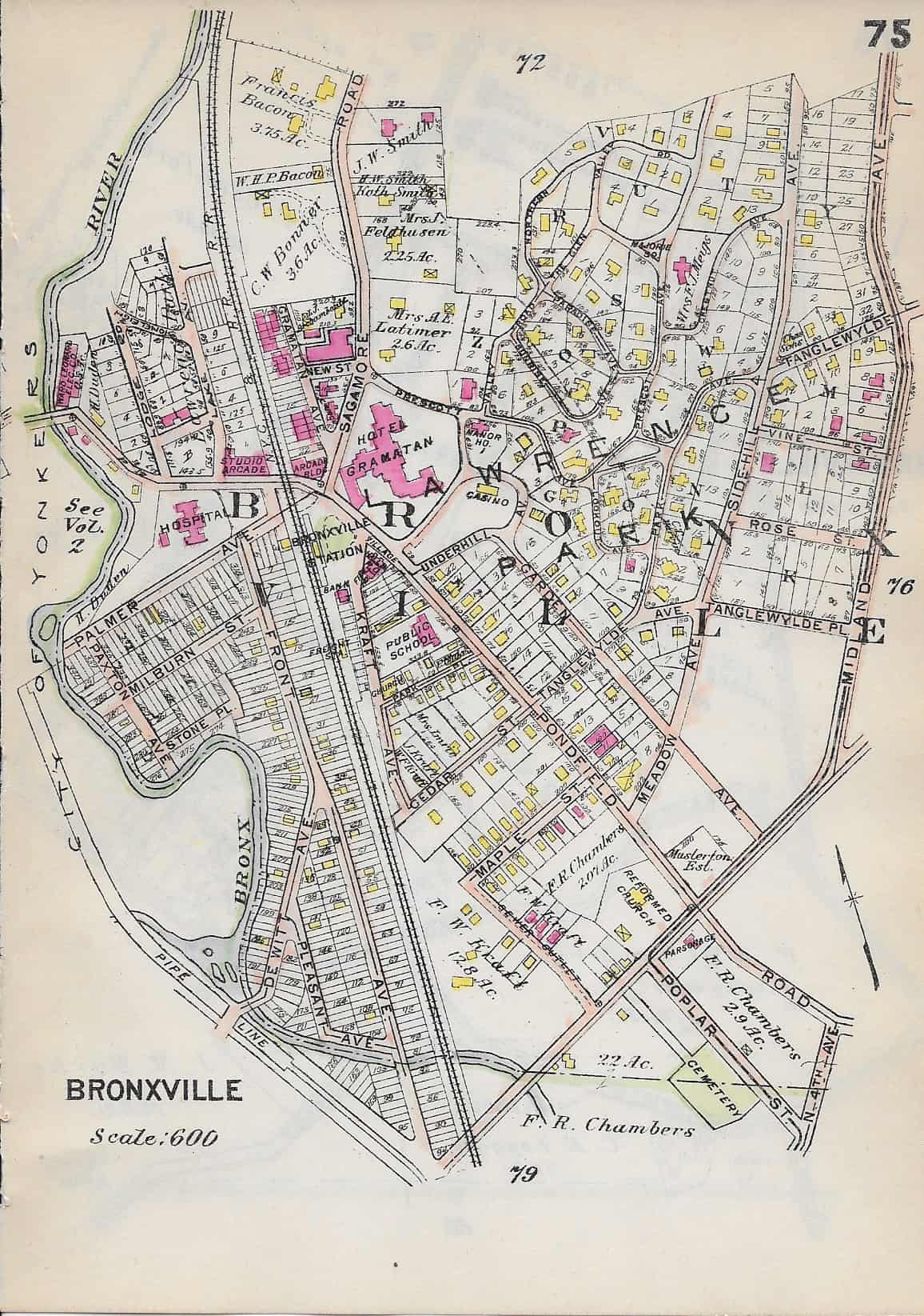 #4217a Bronxville 1914