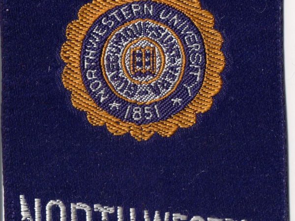 No. 2688 Northwestern University tobacco silk, 1910