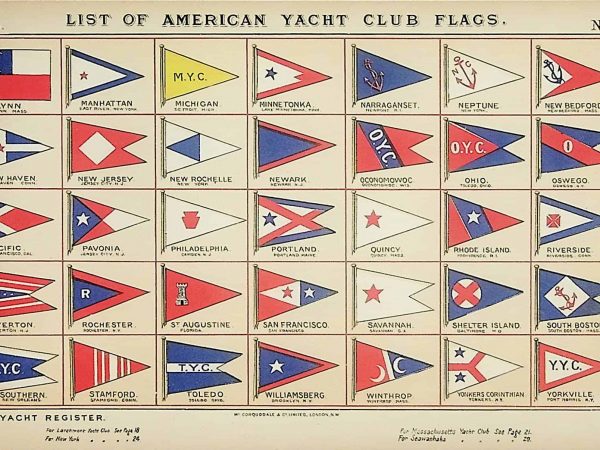 No. 5317 Yacht Club Flags, 1895/6