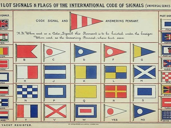 No. 5318 Pilot Signals & Flags of the International Code of Signals, 1895/6