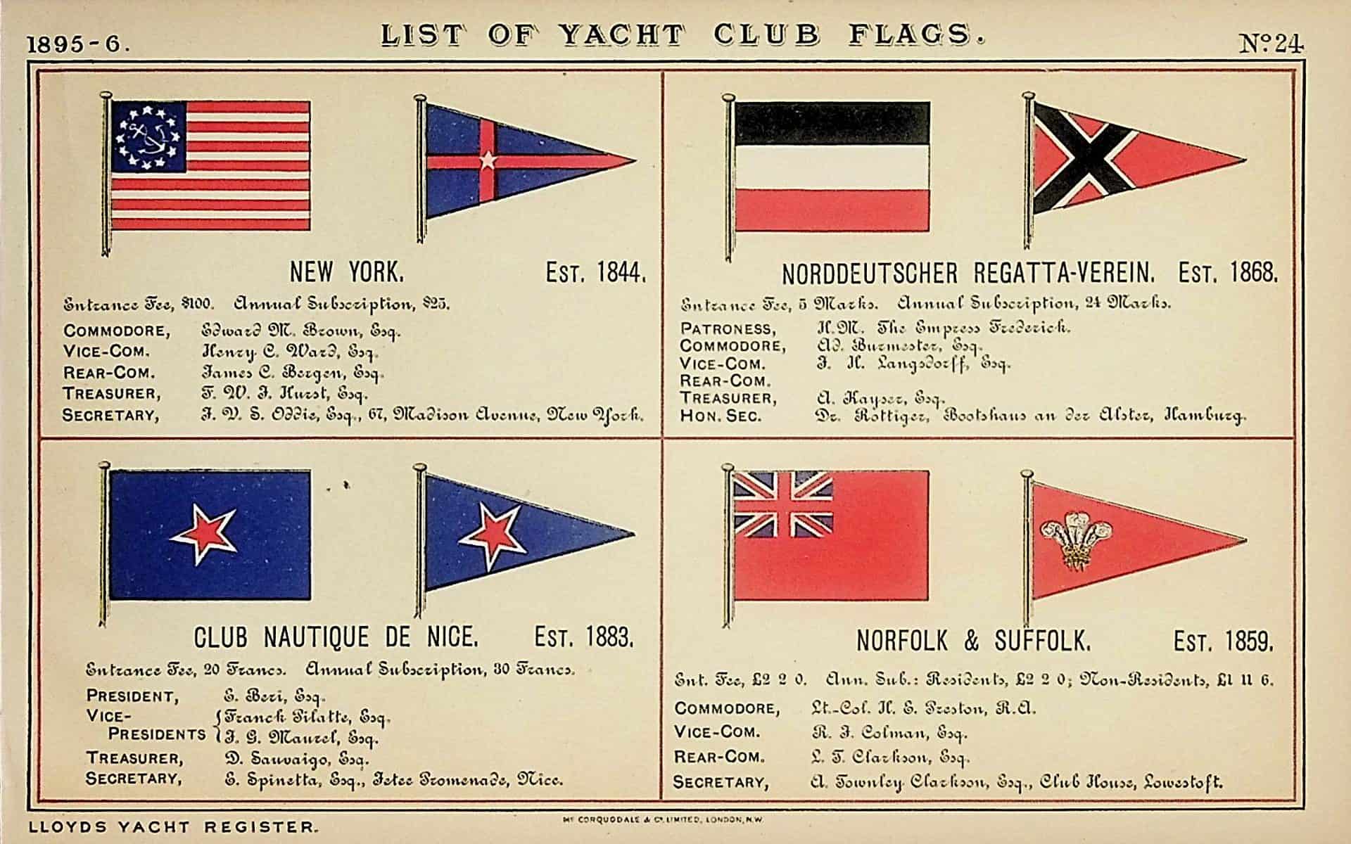 new york yacht club flag