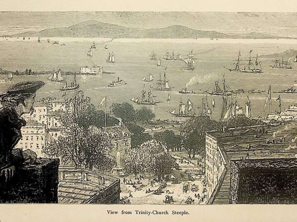 No. 4967 View of New York Bay from Trinity Church, 1874