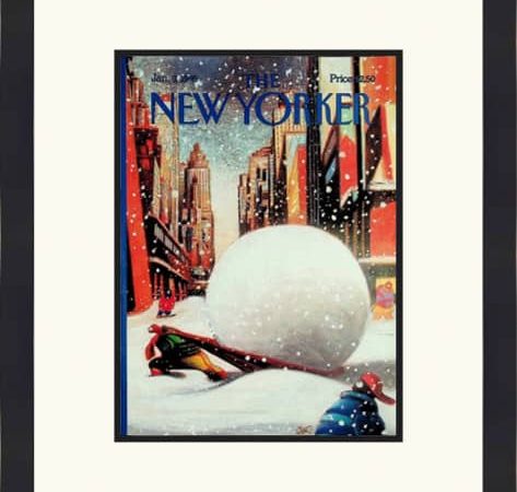 Original New Yorker Cover January 9, 1995