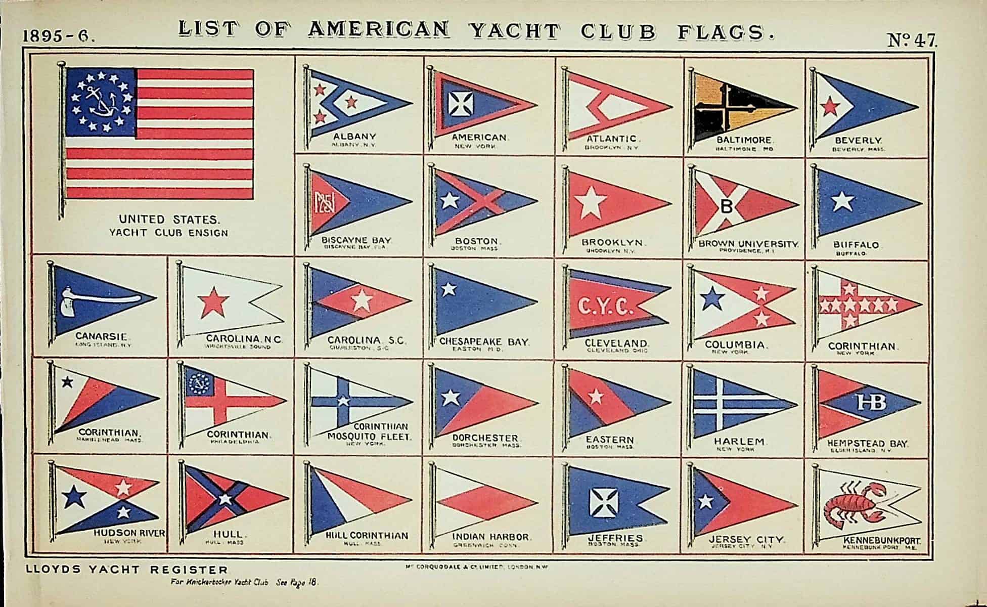new york yacht club flag etiquette