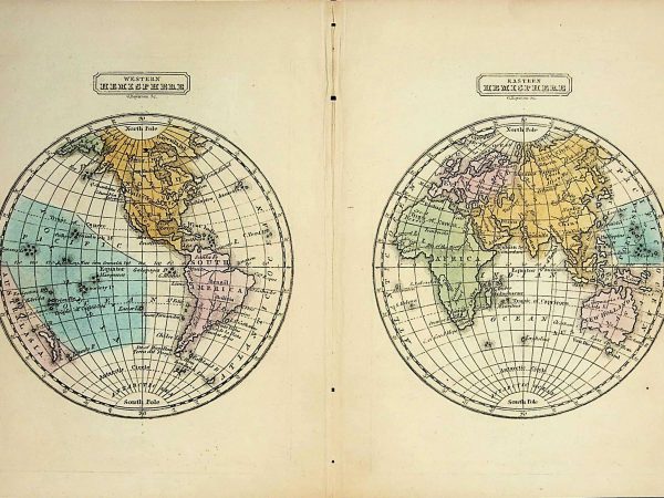 No. 694 Hemispheres, 1852