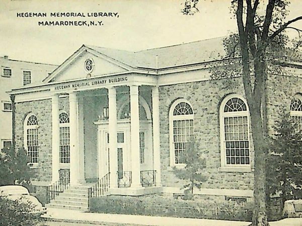 No. 5274 Hegeman Memorial Library, Mamaroneck ca1940s WITH CUSTOM FRAMING