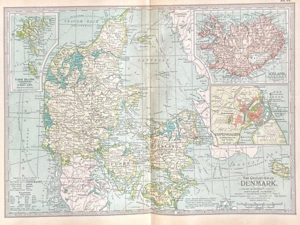 No. 6228 Denmark & Iceland 1911