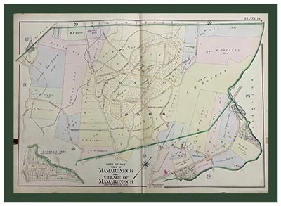 Antique Map No. 6423.4 Town/Village of Mamaroneck New York, 1901.